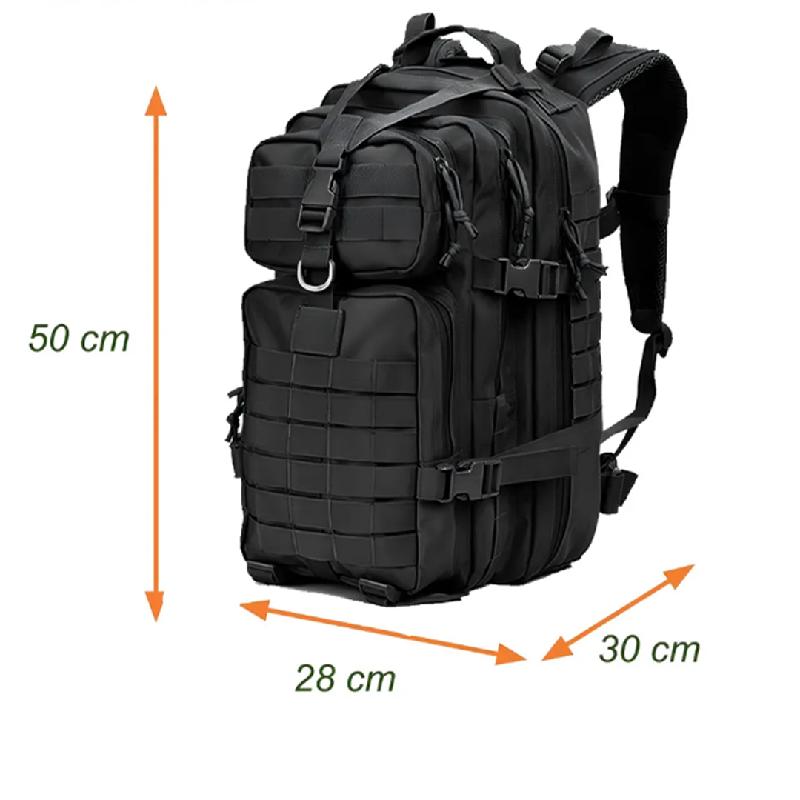 MOCHILA MILITAR TACTICA GRAN CAPACIDAD RESISTENTE VIAJE CAMPING