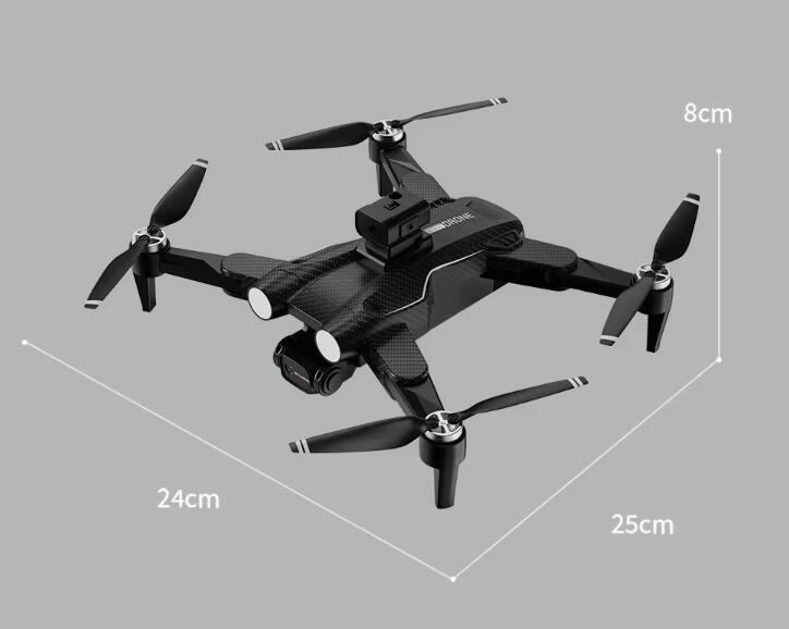 DRONE PLEGABLE 8K CON DOBLE CÁMARA ZOOM 50X MOTOR BRUSHLESS BATERÍA 1800MAH 20 ALCANCE 150M 