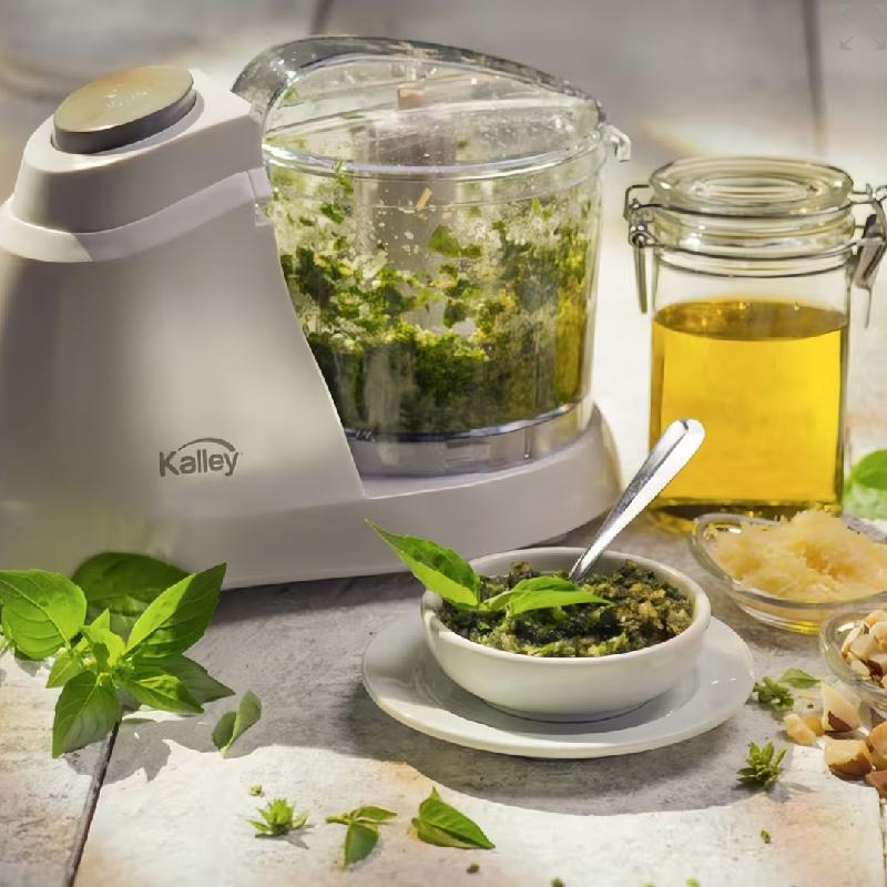 PROCESADOR ALIMENTOS KALLEY PICADOR ELECTRICO ACERO INOXIDABLE 