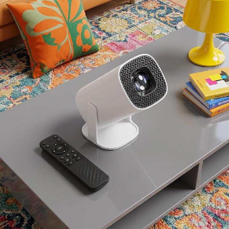 PROYECTOR PORTÁTIL VIDEOBEAM UHD/FHD 4K ANDROID INALÁMBRICO F100 40W 