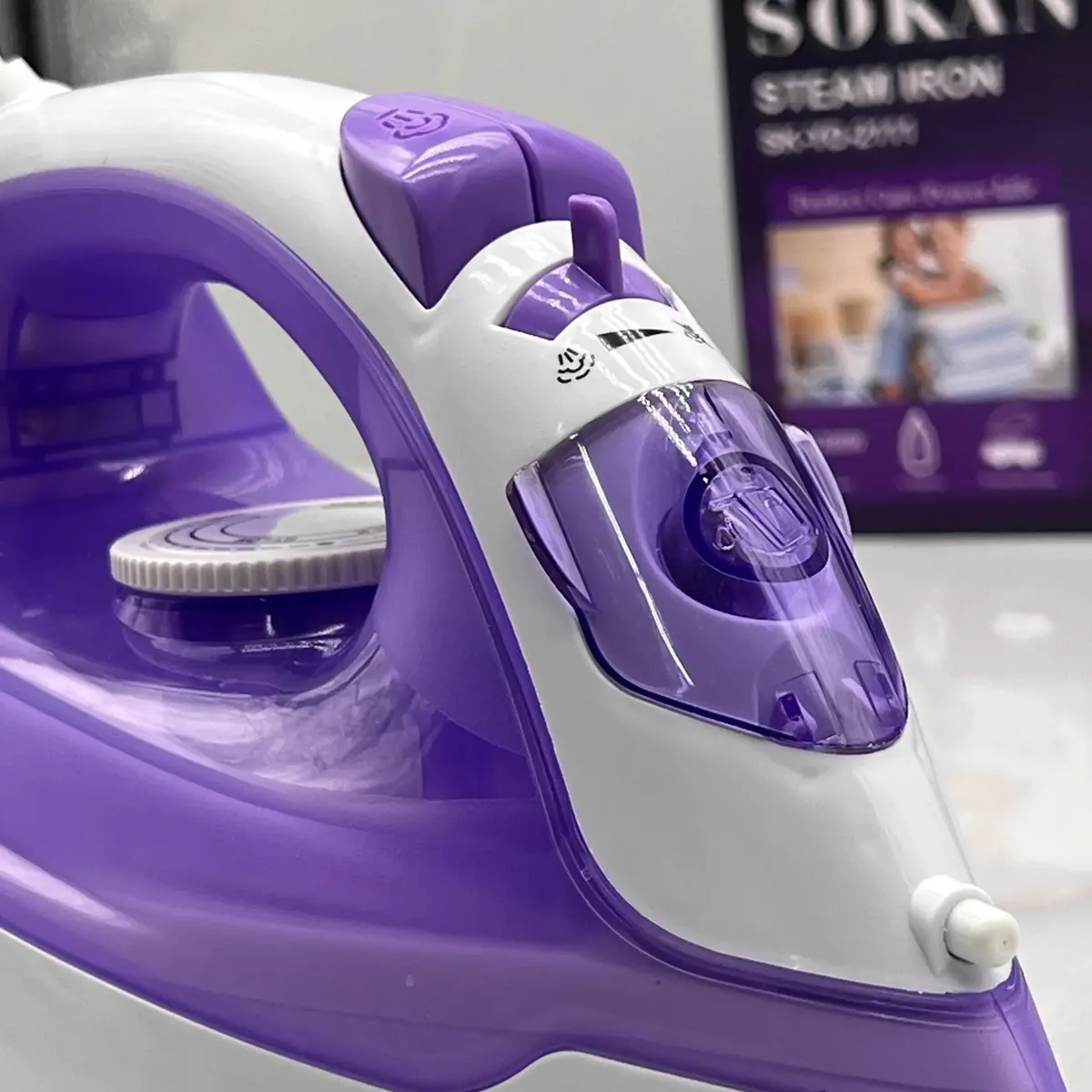 PLANCHA PARA ROPA CASERA A VAPOR POTENCIA DE 2000W SOKANY SK2111