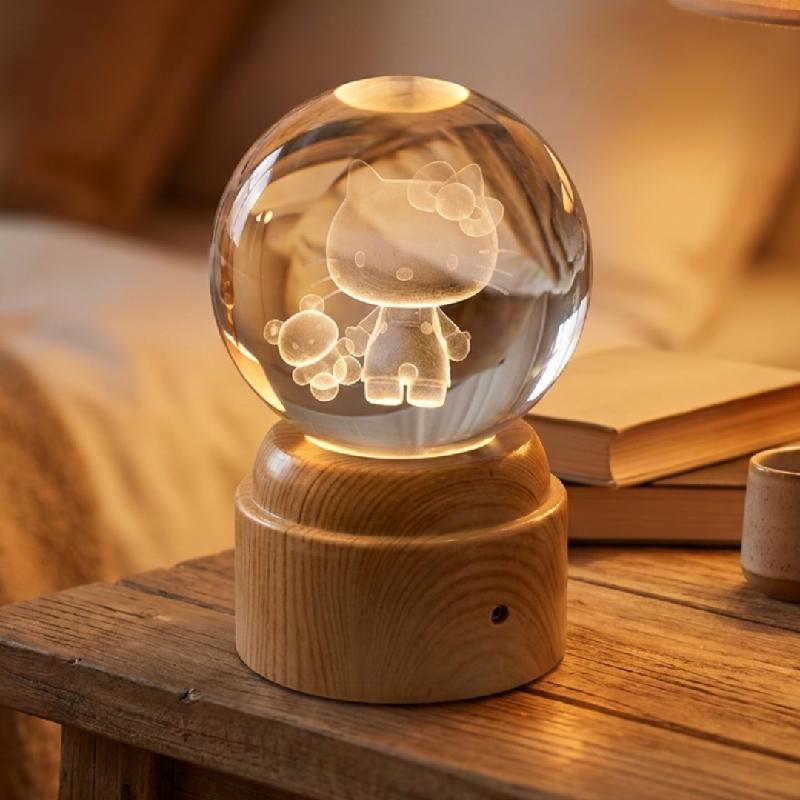 ESFERA CRISTAL 3D DE PERSONAJES 