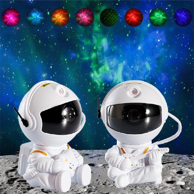 PROYECTOR ASTRONAUTA LAMPARA LUZ NOCTURNA GALAXIA ESTRELLAS