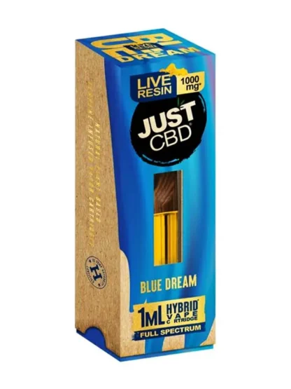 Buy Blue Dream Just CBD Full Spectrum Live Resin CBD Vape Cartridge 1000mg Online | Los Angeles CA