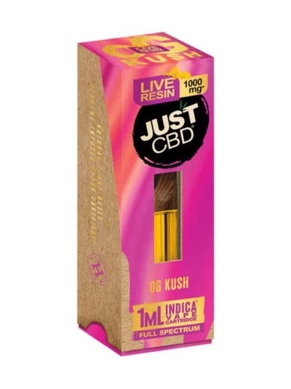 Buy OG Kush Just CBD Full Spectrum Live Resin CBD Vape Cartridge 1000mg Online | Los Angeles CA
