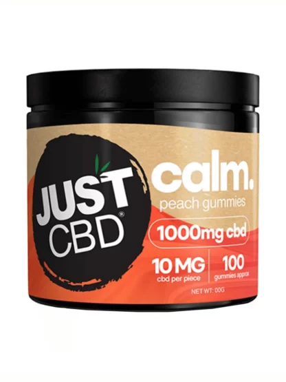 Buy Just CBD Calm Peach Gummies 1000mg Online | Premium CBD Gummies Los Angeles CA