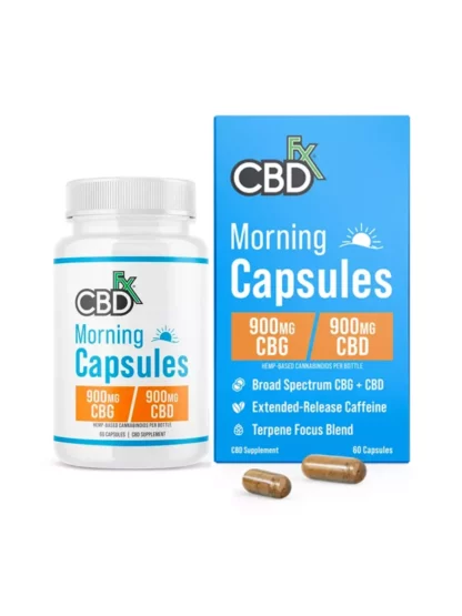 Buy CBDfx Morning Capsules 900mg CBD Online | Premium Hemp CBD Capsules Los Angeles CA