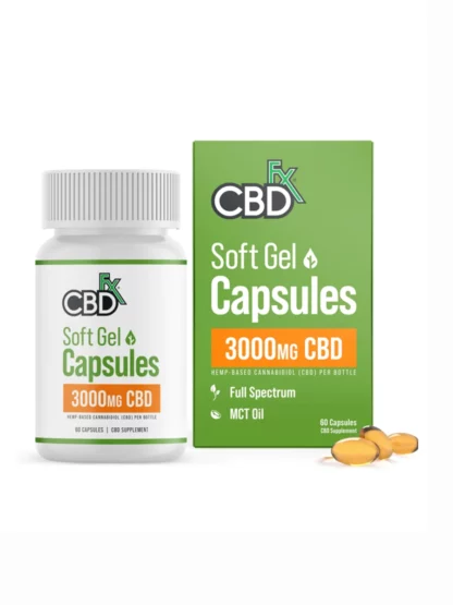 Buy CBDfx CBD Soft Gel Capsules 3000mg Online | Premium Full Spectrum CBD Capsules Los Angeles CA