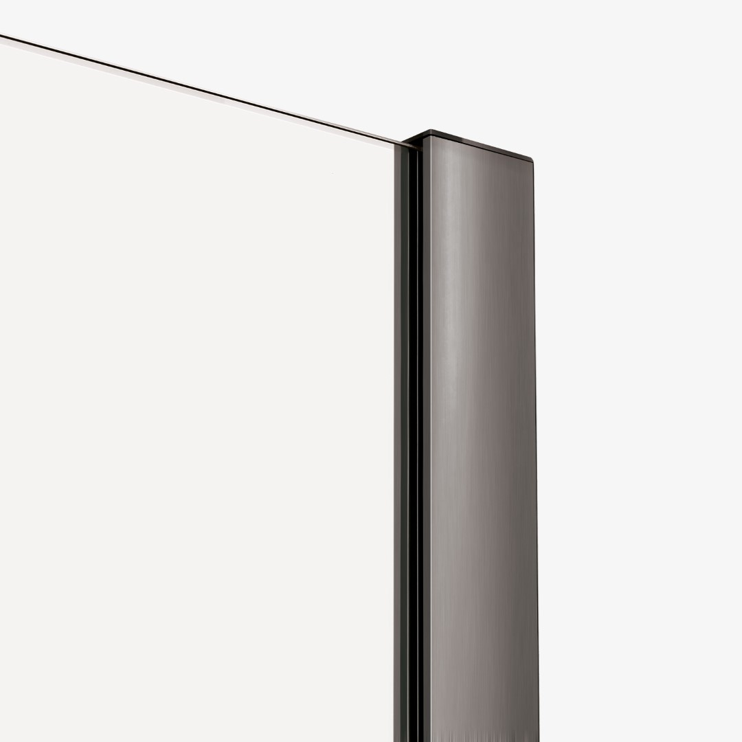 Drzwi wnękowe Smart Gunmetal Brushed, pojedyncze