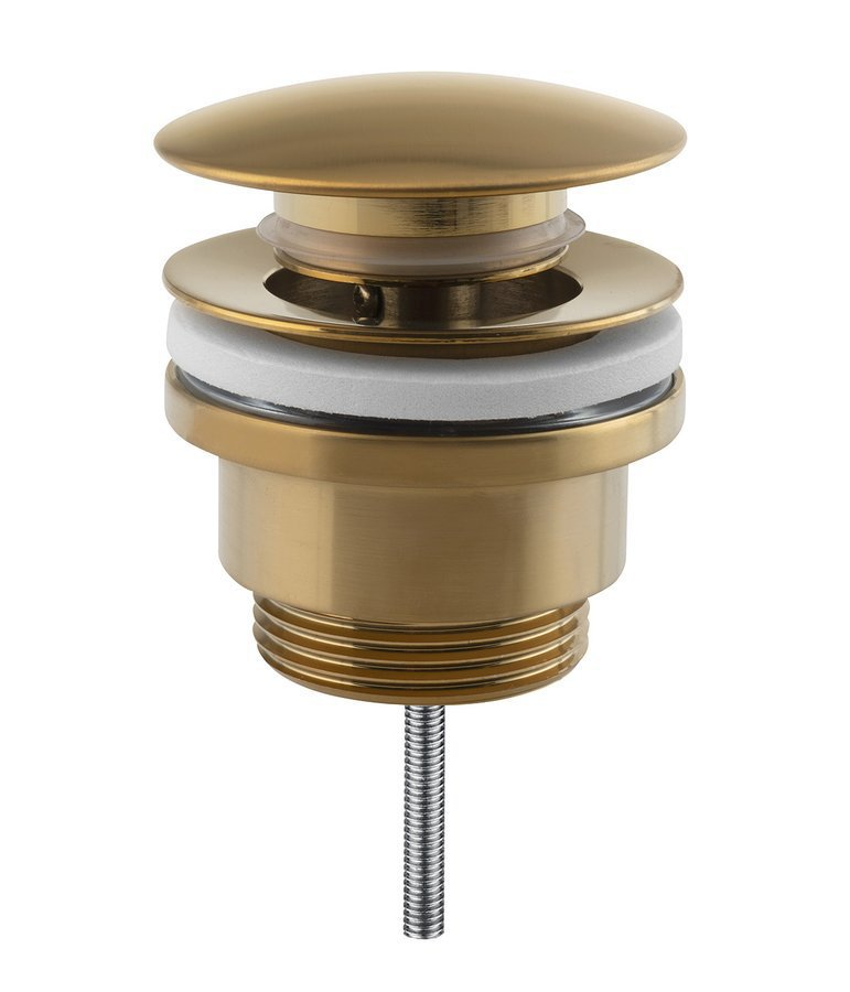 Odpływ umywalkowy 5/4”, klik-klak, duży korek, 10-55mm