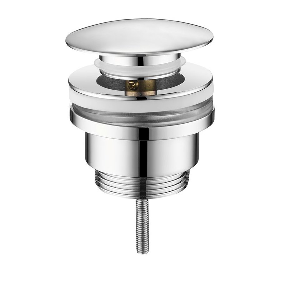 Odpływ umywalkowy 5/4”, klik-klak, duży korek, 10-55mm