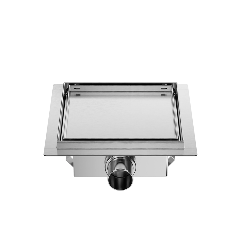 Odpływ podłogowy kwadratowy Balneo SQ-Drain NEXT 2w1 20×20 cm chrom dwustronny