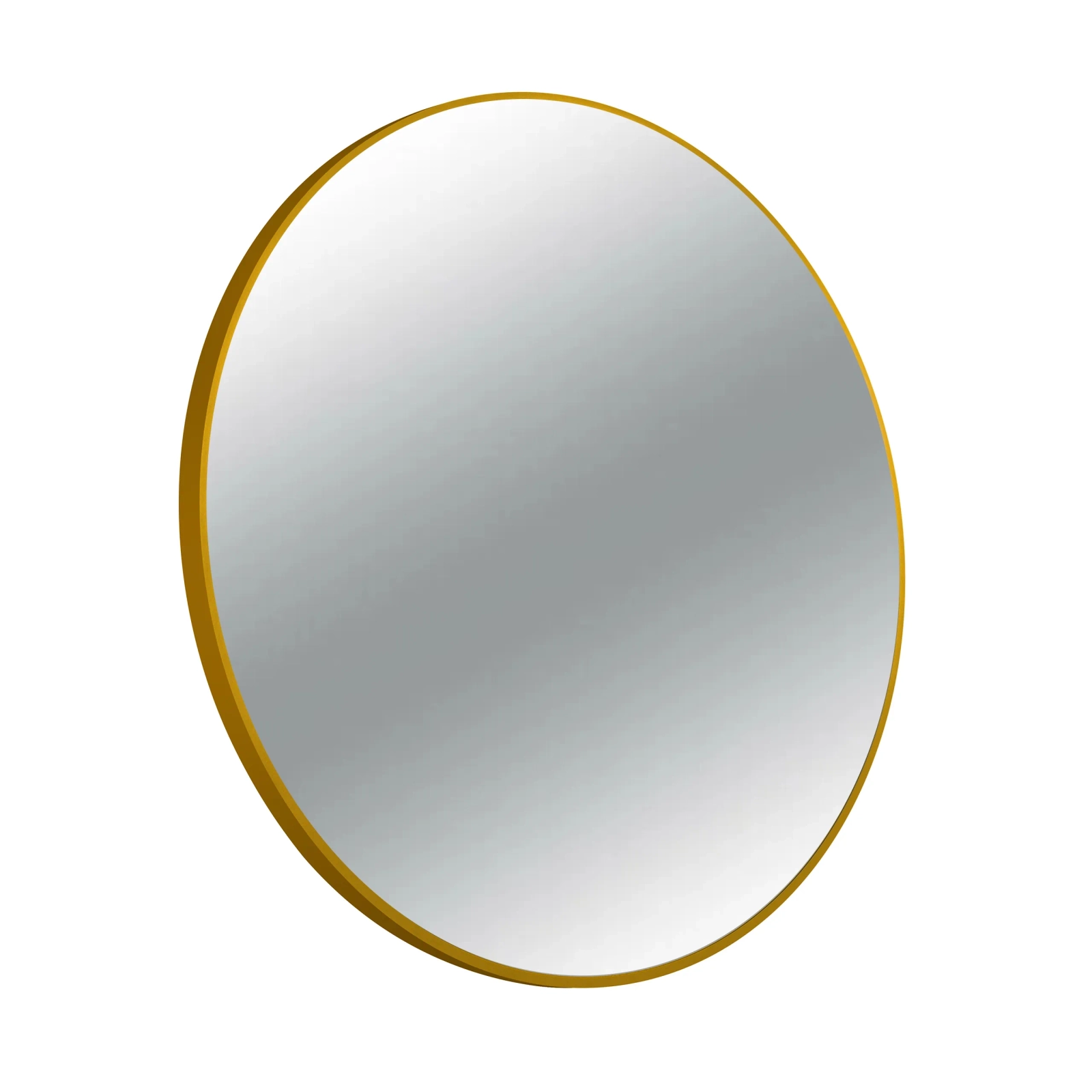 Lustro okrągłe Balneo Corina gold 100 cm