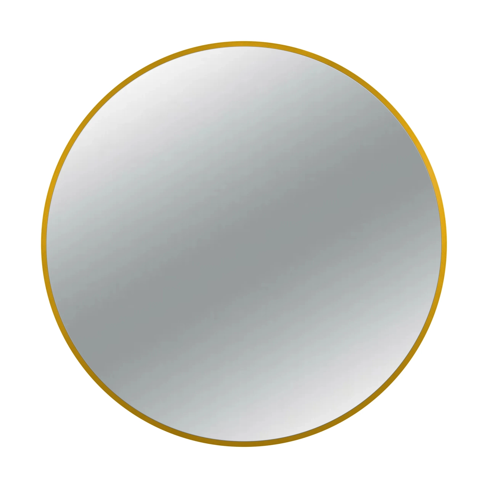 Lustro okrągłe Balneo Corina gold 100 cm