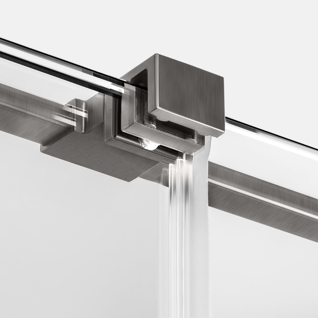 Drzwi wnękowe Smart Gunmetal Brushed, pojedyncze