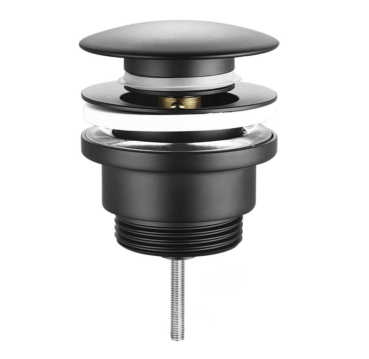 Odpływ umywalkowy 5/4”, klik-klak, duży korek, 10-55mm