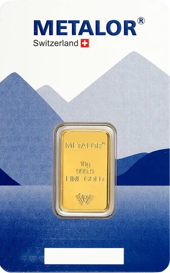 Metalor 10g Gold Bar