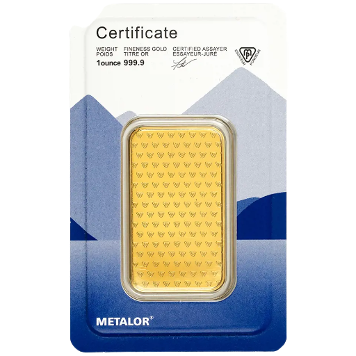 Metalor 1oz Gold Bar