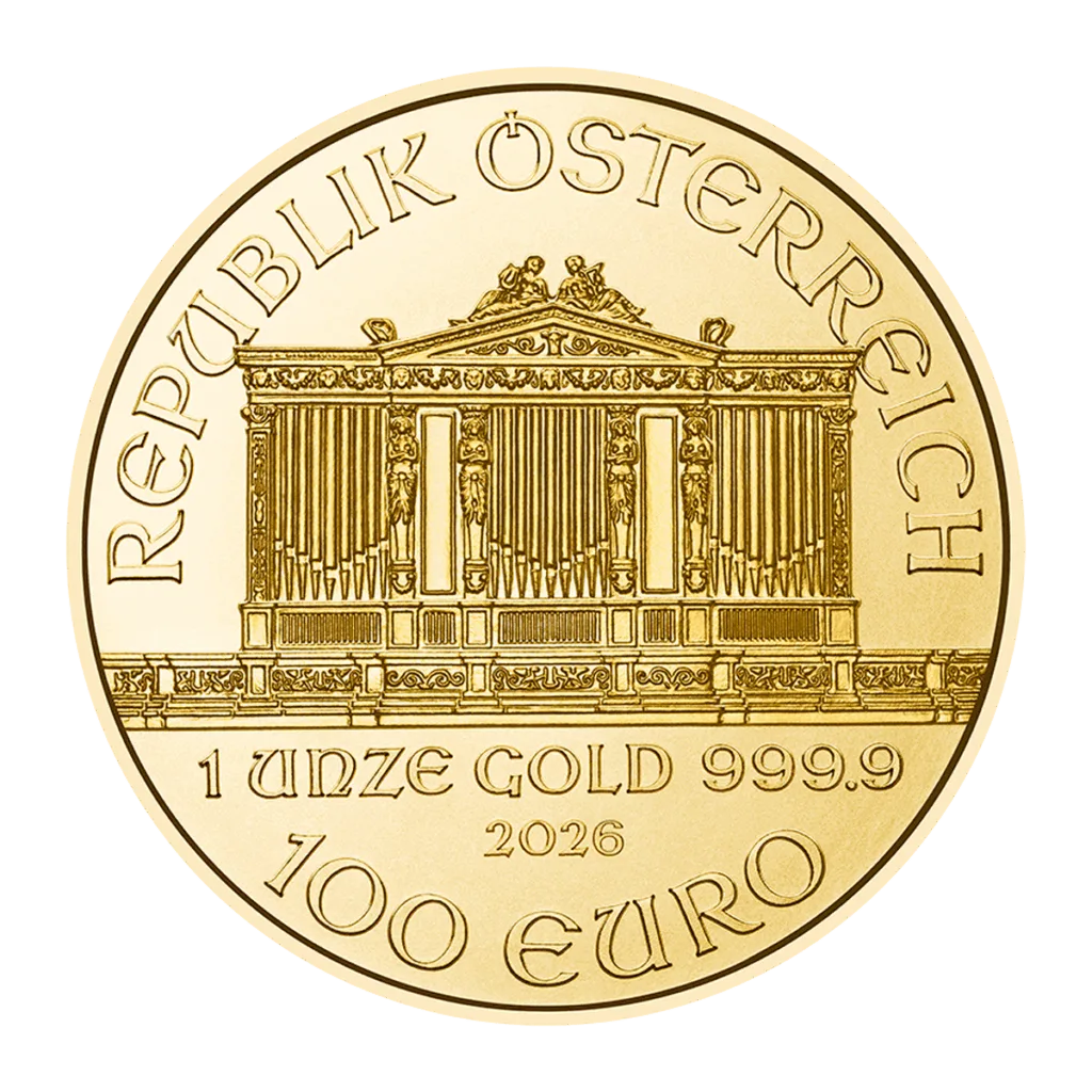 Austrian Gold Philharmonic Coin 2026
