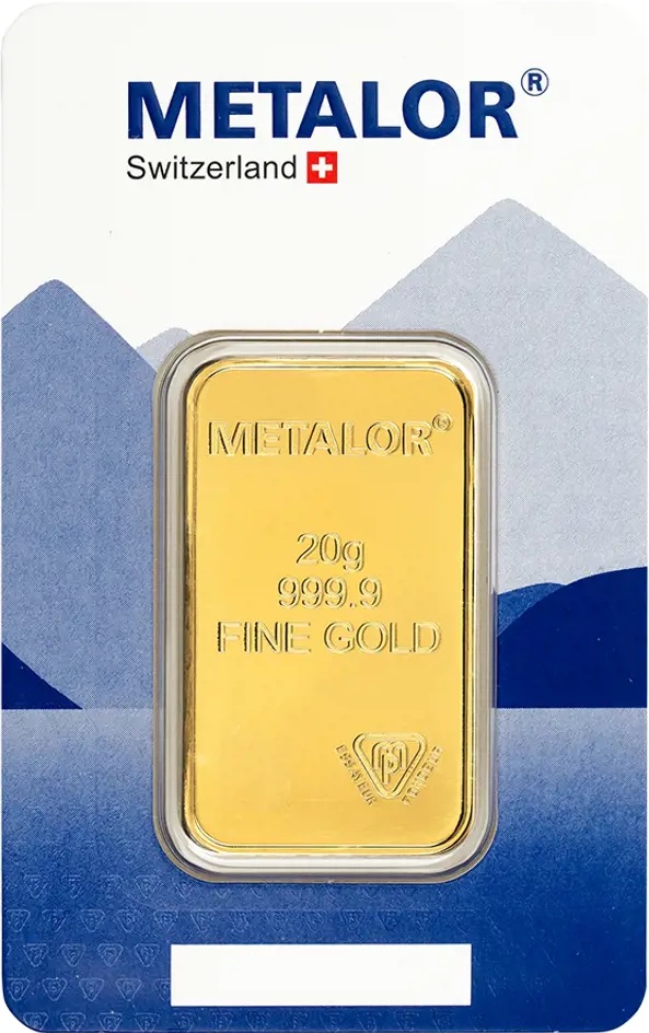 Metalor 20g Gold Bar