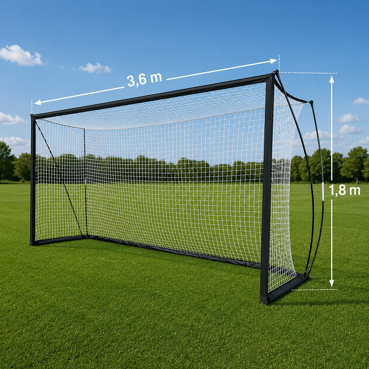 But de Football Portable 3,66 x 1,83 m – Pliable et Ultra Résistant ⭐⭐⭐⭐⭐