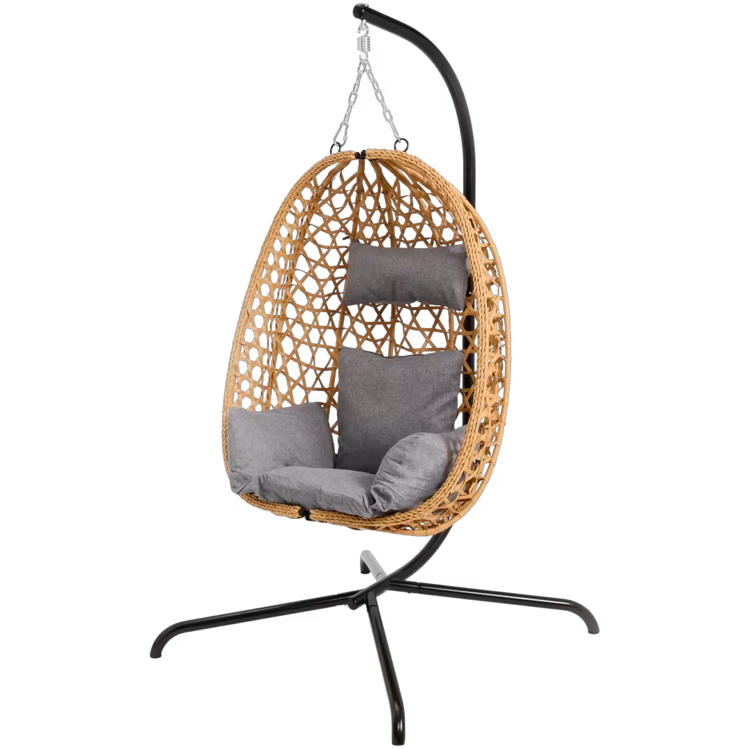 Fauteuil suspendu avec support – 104 × 106 × 198 cm ⭐⭐⭐⭐⭐
