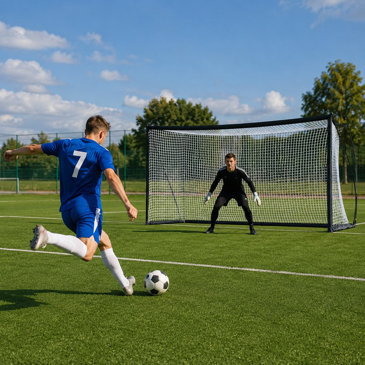 But de Football Portable 3,66 x 1,83 m – Pliable et Ultra Résistant ⭐⭐⭐⭐⭐