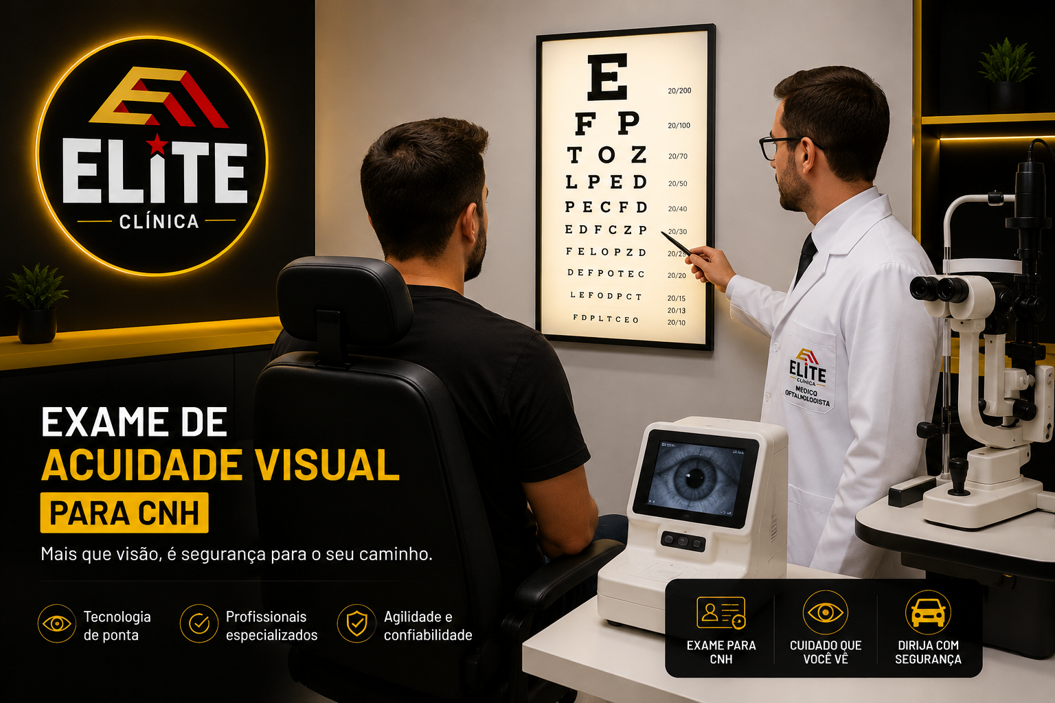 Exame Médico de Aptidão e Oftalmológico