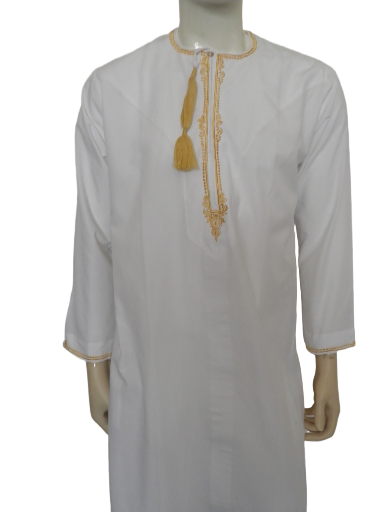 Gandoura traditionnelle blanche
