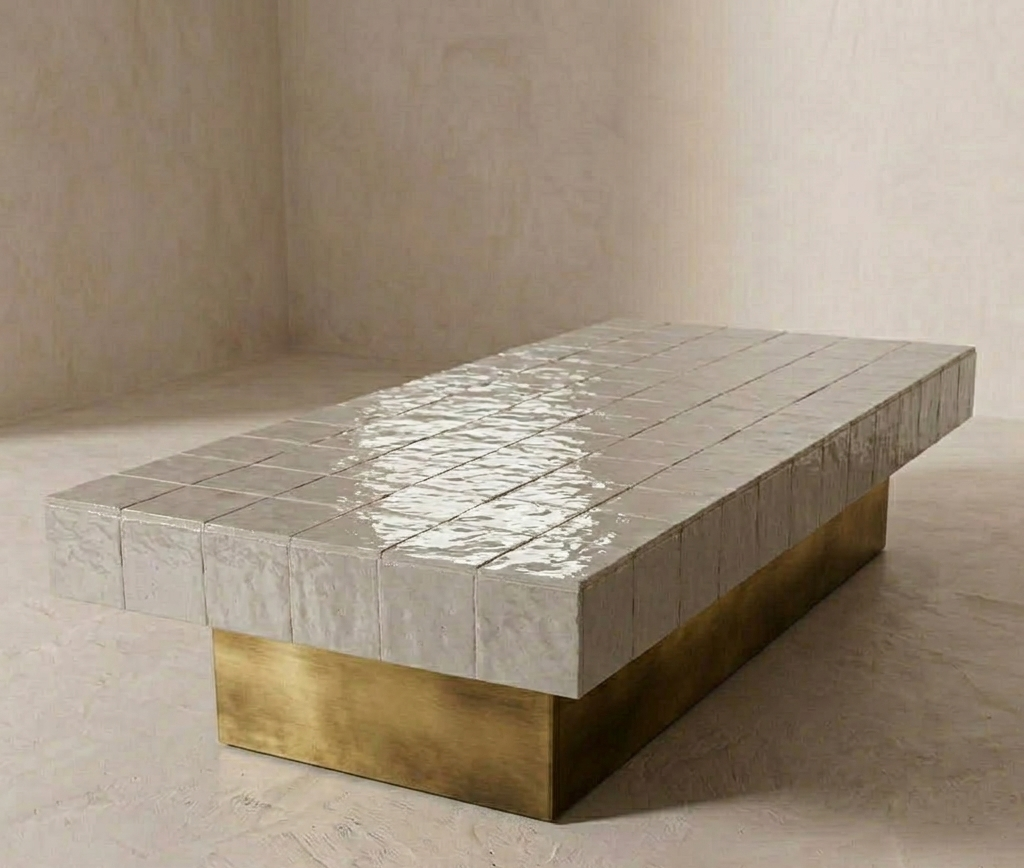 Handmade Moroccan Zellige Coffee Table | Mosaic Tile Table Customizable | Artisan Boho Home Decor | Authentic Fez Craftsmanship Morocco