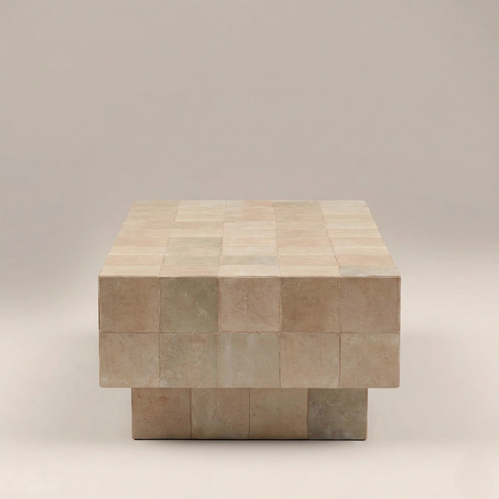 Handmade Moroccan Zellige Coffee Table | Mosaic Tile Table Customizable | Artisan Boho Home Decor | Authentic Fez Craftsmanship Morocco