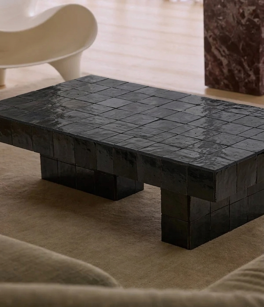 Handmade Moroccan Zellige Coffee Table | Mosaic Tile Table Customizable | Artisan Boho Home Decor | Authentic Fez Craftsmanship Morocco