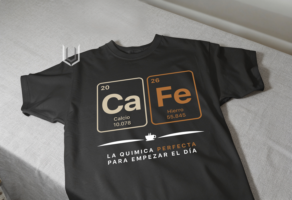 Playera Café Química