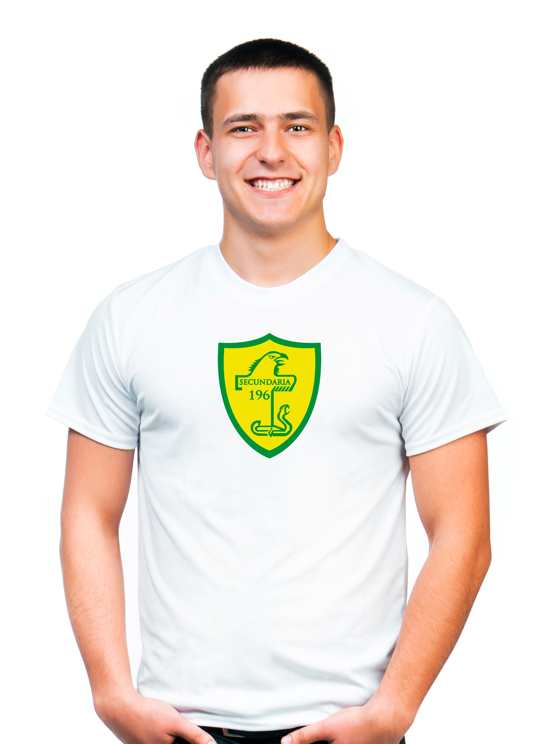 Playera Deportiva Bordado Secundaria 196