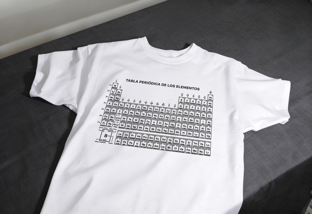 Playera Tabla Periódica