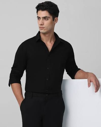 Men's Classic Black Shirt