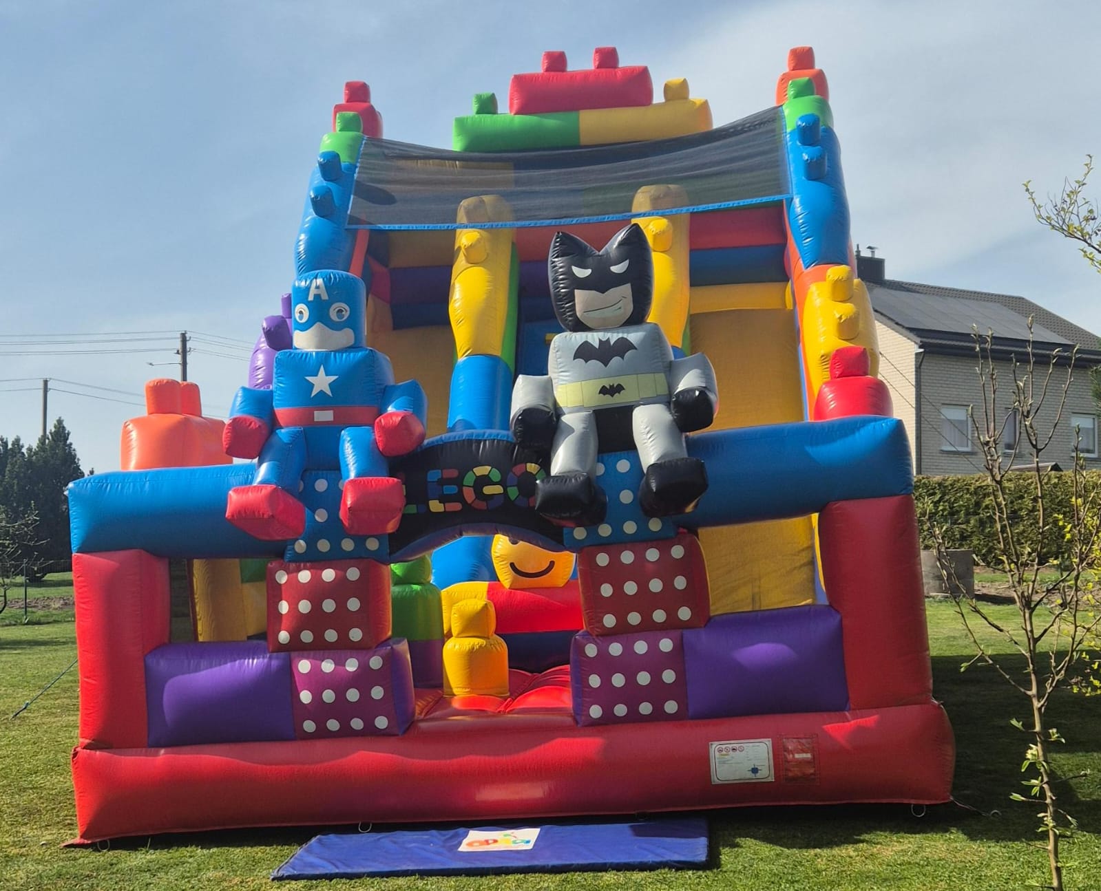 LEGO Superherojai su dviem čiuožyklomis