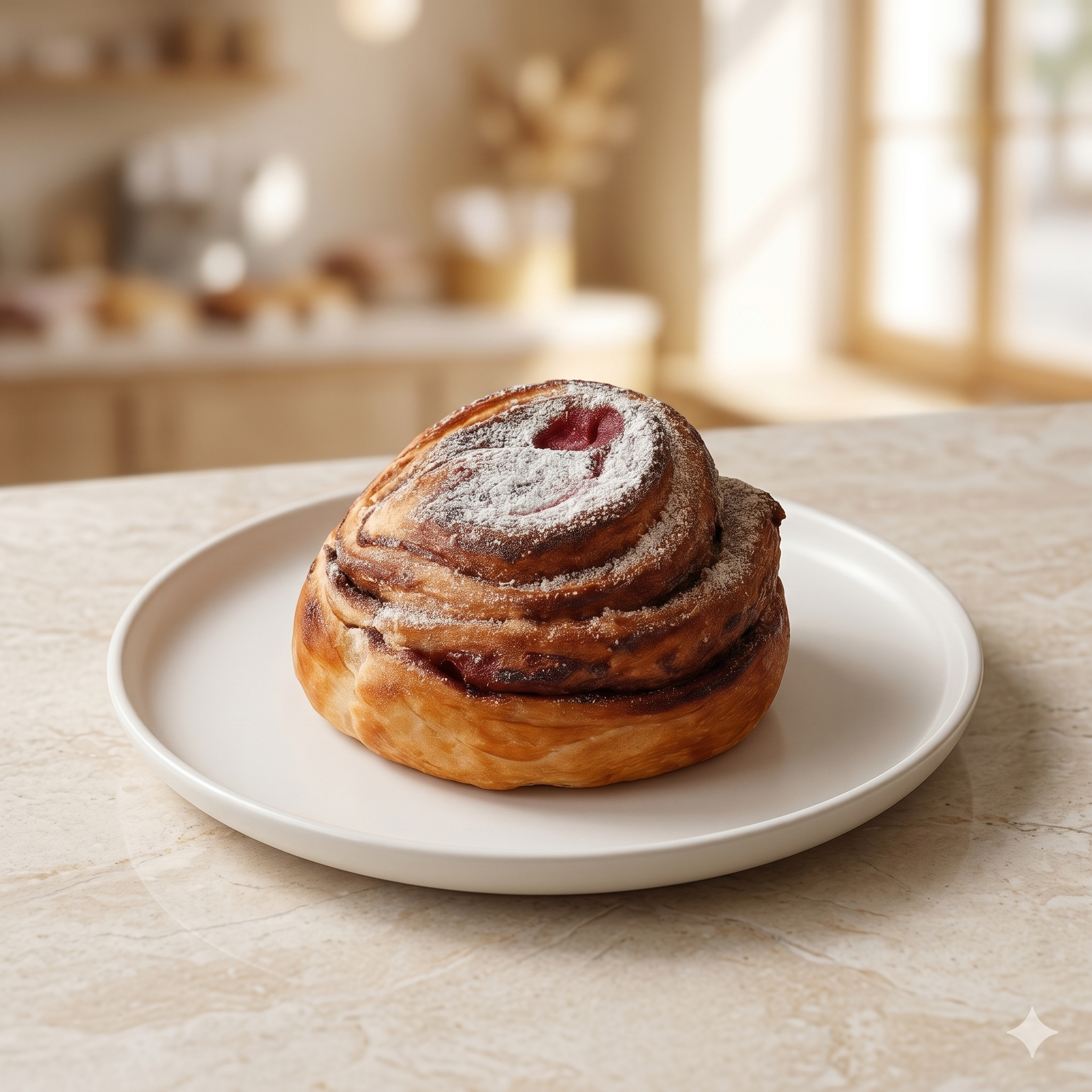 Choco Cherry Bun