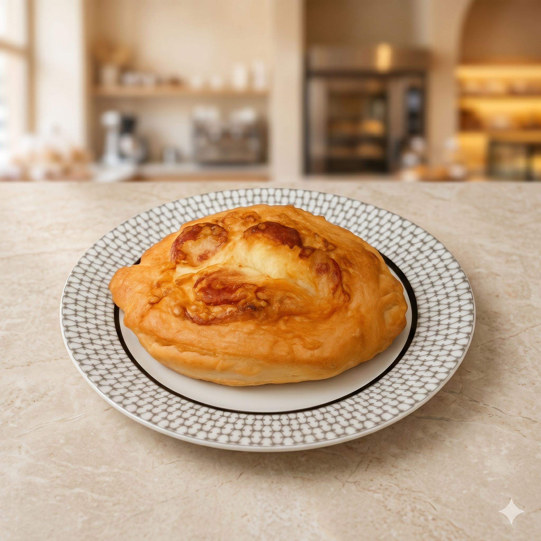 Salami Cheese Bun