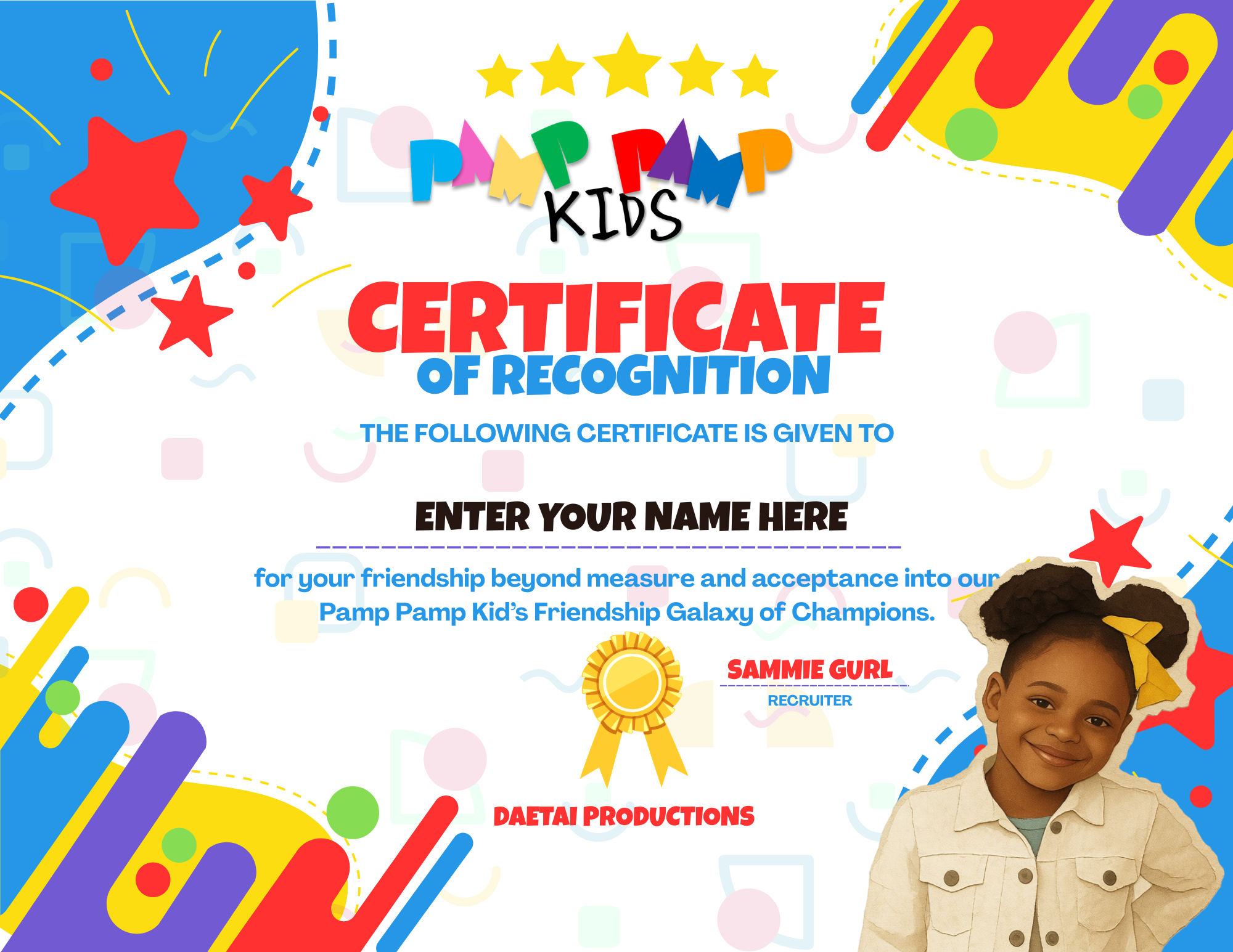 Champion Certificate