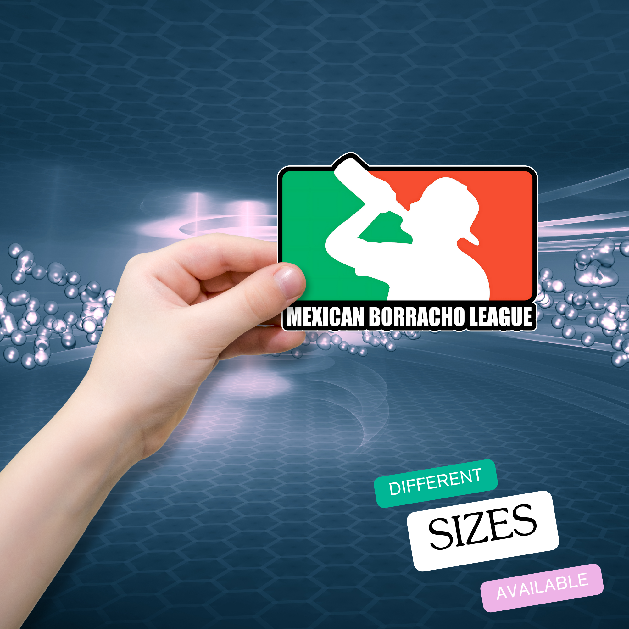 MEXICAN BORRACHO LEAGUE STICKER