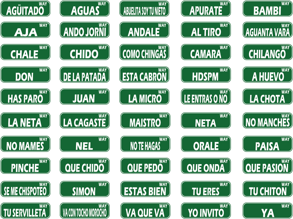 Mexican Slang Sticker Pack