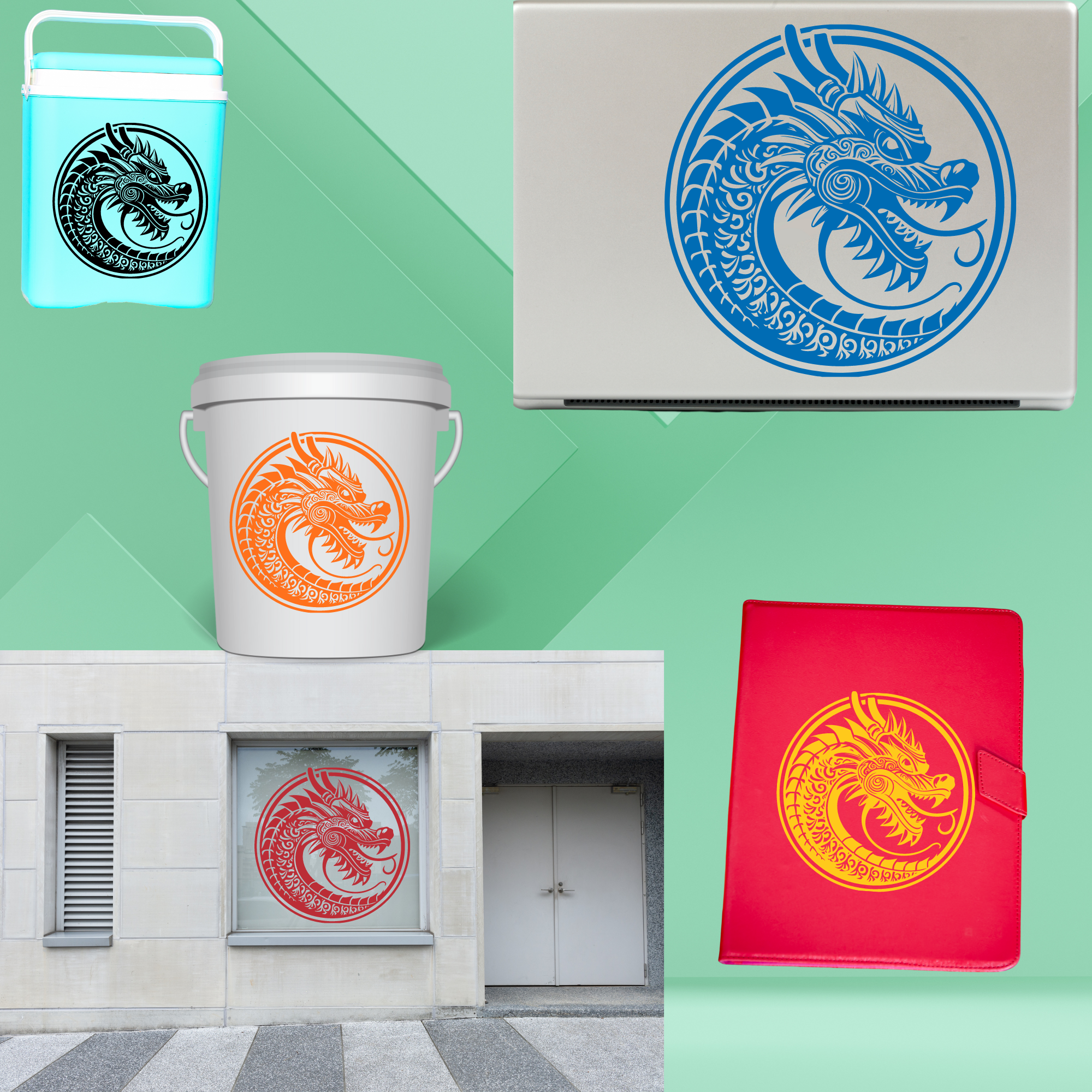 Dragon Window Vinyl Decal