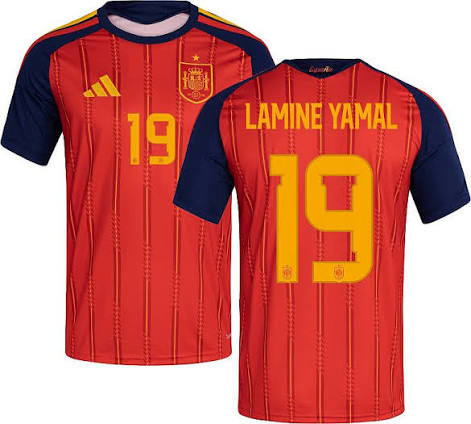 Spain National Team Jersey 2024 - Lamine Yamal #19