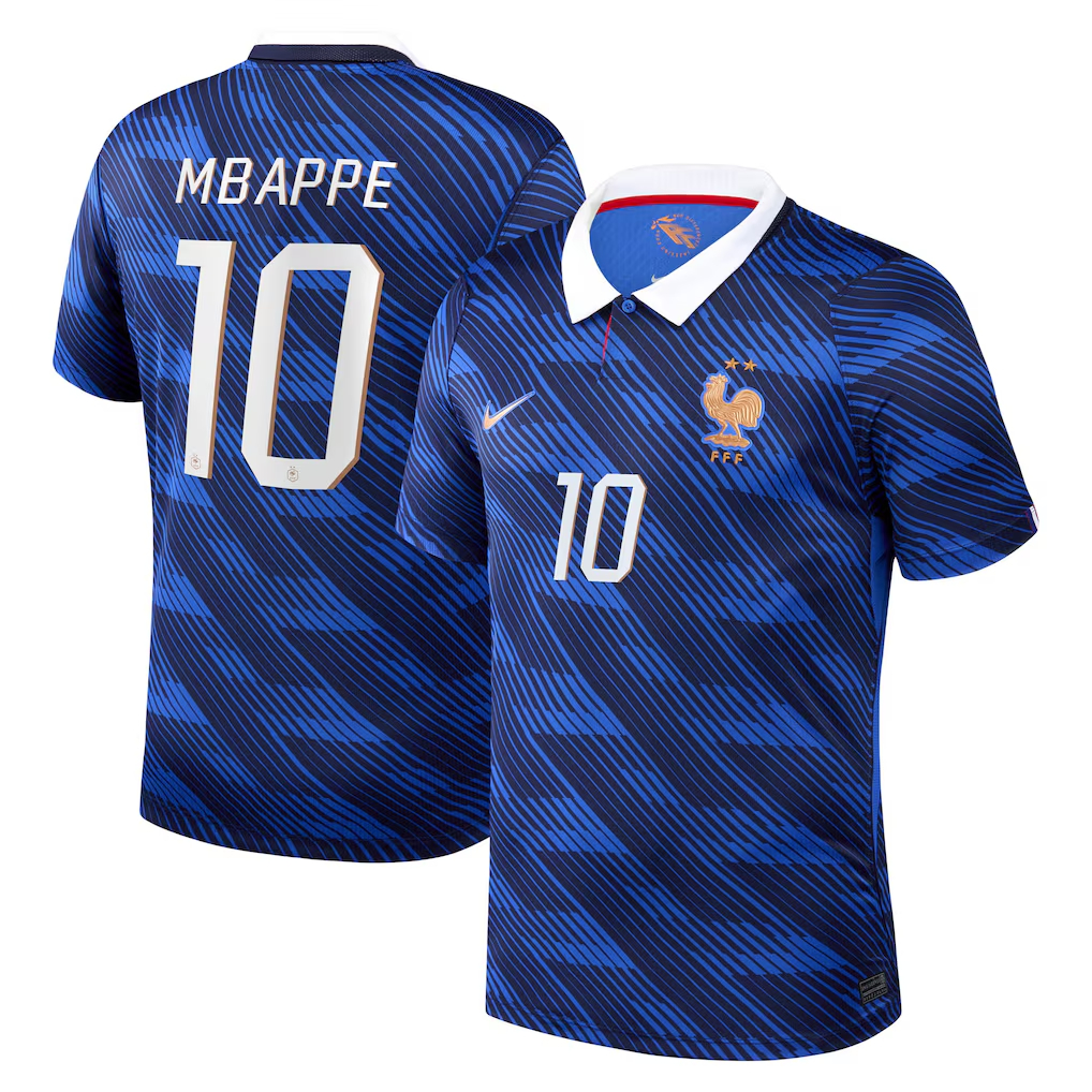 France National Team Football Jersey - Mbappe 10