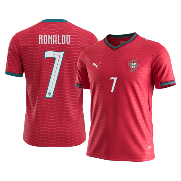 Portugal Ronaldo Home Soccer Jersey #7