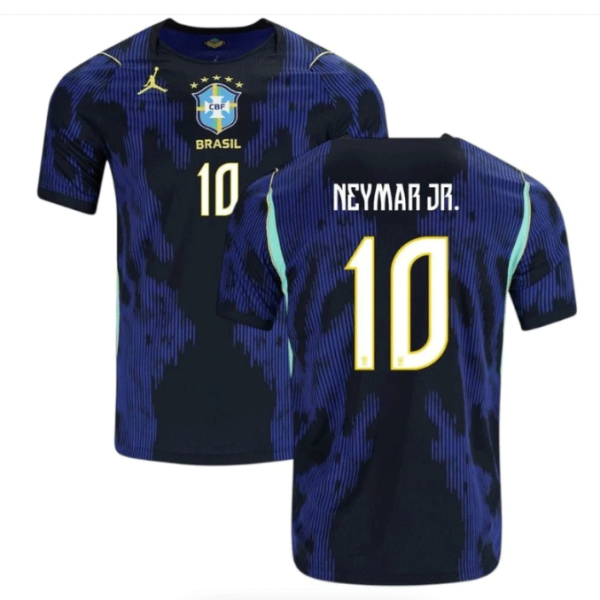 Brazil Neymar Jr. #10 Football Away Jersey