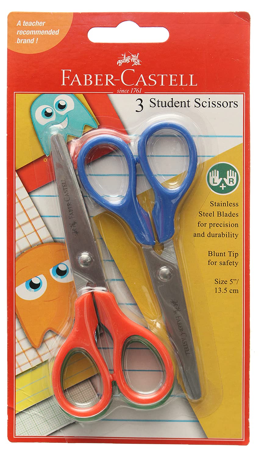 Faber-Castell Student Scissors Set of 3