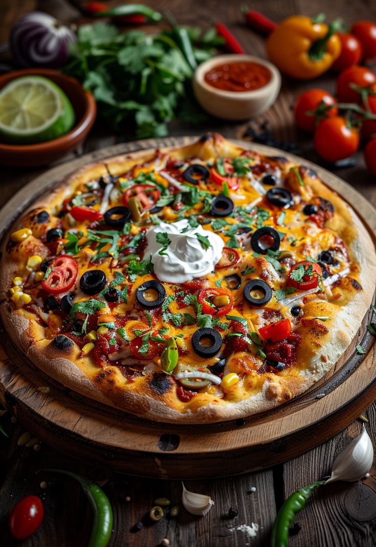 Loaded Veggie Pizza