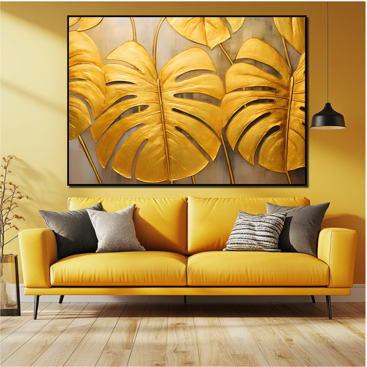 Monstera Leaves Wall Art